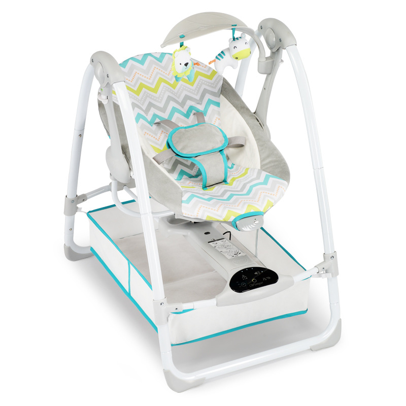 Momobebe Automatic Swing and Rocker Chair with Musical Tunes - Green